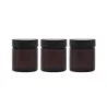 Lot 3 Pommadiers en verre ambré - 30ML