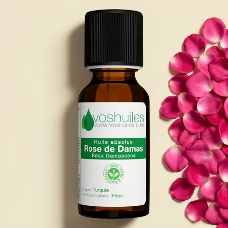 Huile Absolue de Rose de Damas