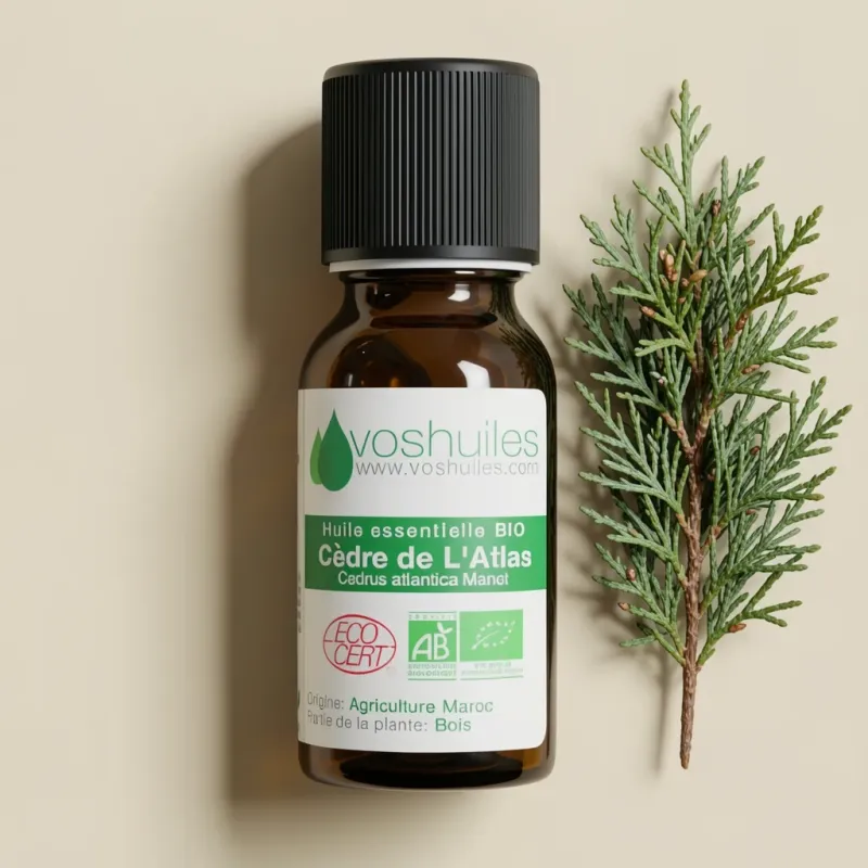 Huile Essentielle BIO de Cèdre de L'Atlas