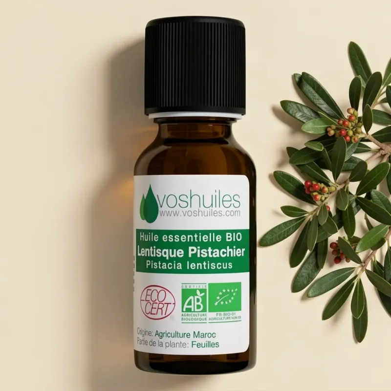 Huile Essentielle BIO de Lentisque Pistachier
