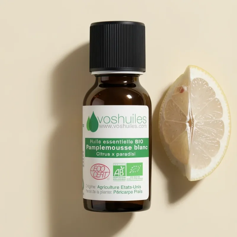 Huile Essentielle BIO de Pamplemousse Blanc