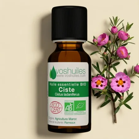 Huile Essentielle BIO de Ciste