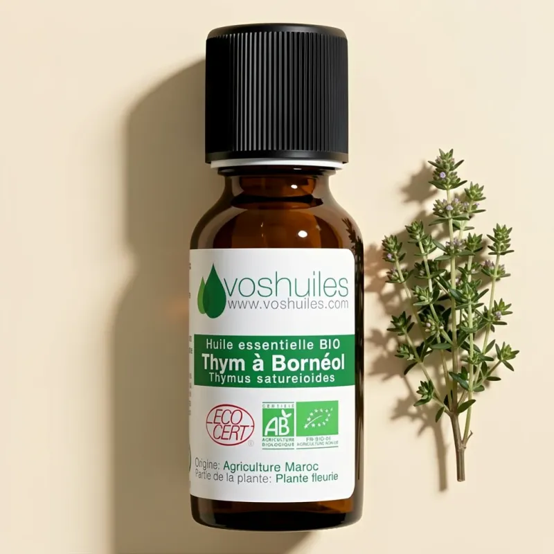 Huile Essentielle BIO de Thym à Bornéol
