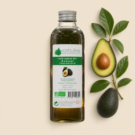 Huile Végétale BIO d'Avocat